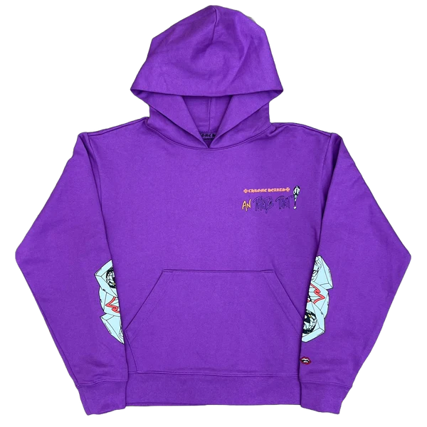 Chrome Hearts Matty Boy I Want More Not Less Hoodie Purple