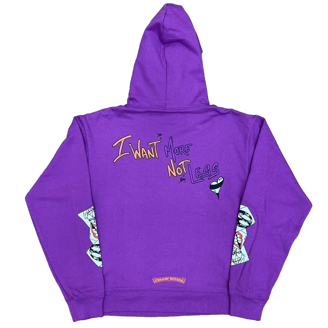 Chrome Hearts Matty Boy I Want More Not Less Hoodie Purple - Image 2