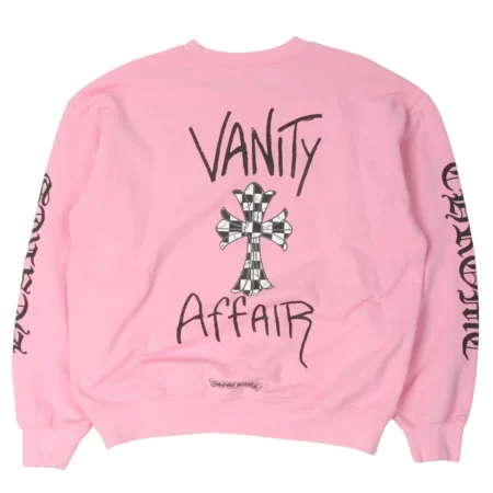 Chrome Hearts Matty Boy Vanity Affair Crewneck Pink