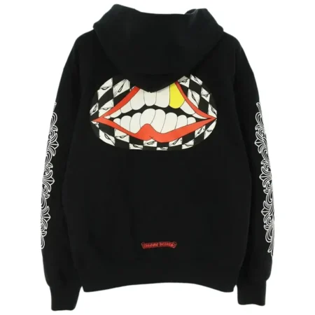 Chrome Hearts Matty Boy Flower Chomper Hoodie Black