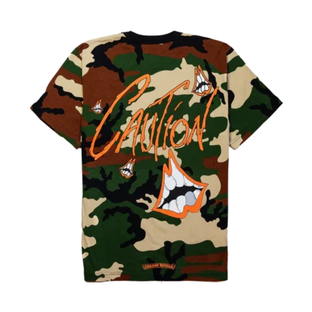 Chrome Hearts Matty Boy Caution T-Shirt Camo